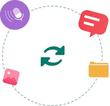 What's Deleted logo